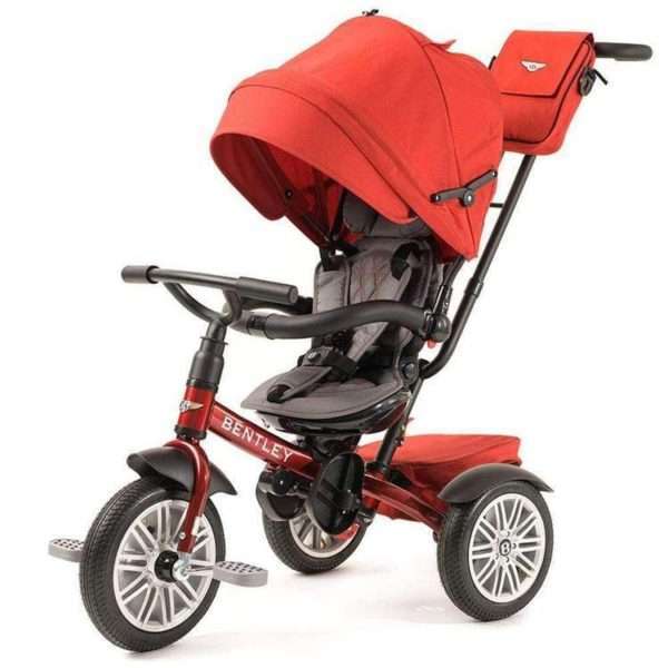Bentley 6-in-1 Stroller/BABY TRICYCLE.Եռանիվ.(Dragon Red)