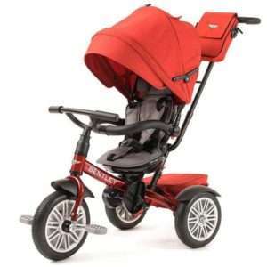 Bentley 6-in-1 Stroller/BABY TRICYCLE.Եռանիվ.(Dragon Red)