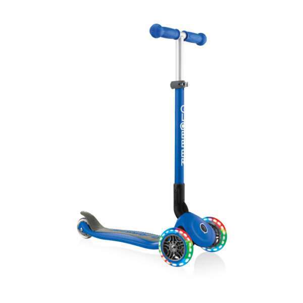 մանկական ինքնագլոր,SCOOTER.GLOBBER.432-100-2 PRIMO FOLDABLE LIGHTS NAVY BLUE