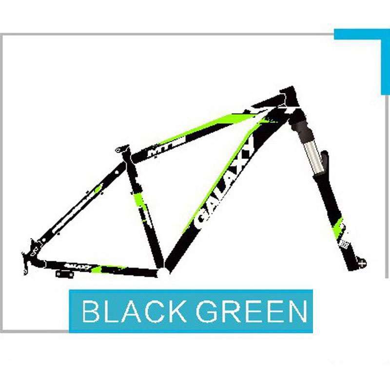 BICYCLE 26"GALAXY MT16 black-green-1
