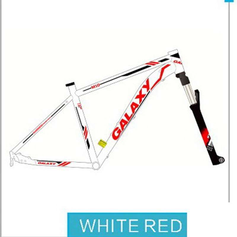 BICYCLE 26"GALAXY M10 white-red