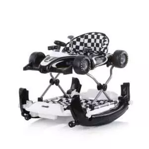 BABY-WALKER Քայլասայլակ Racer black-white