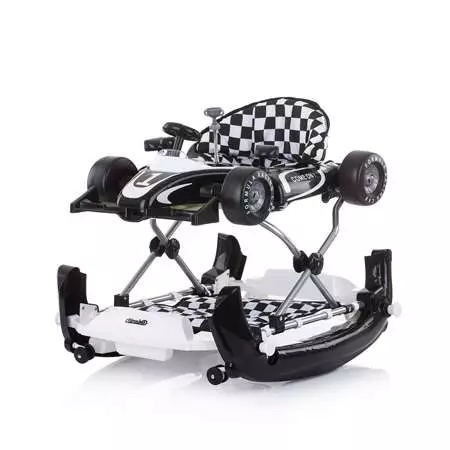 BABY-WALKER Քայլասայլակ Racer black-white