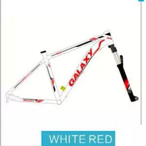BICYCLE 26"GALAXY M10 white-red