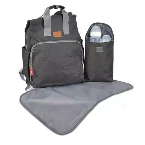 Backpack մայրիկի-պայուսակ Cangaroo Lydia-(Black)