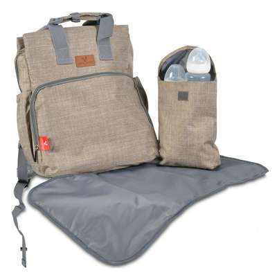 cangaroo-bag-lydia-beige-1 Backpack մայրիկի-պայուսակ Cangaroo Lydia-(Beige)