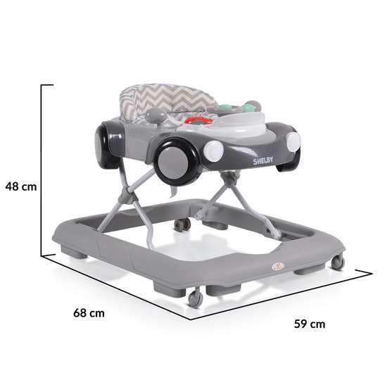 BABY-WALKER Քայլասայլակ  Cangaroo Shelby-grey