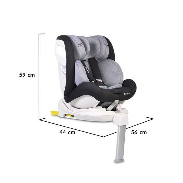 CAR-SEAT Մեքենայի-նստատեղ Cangaroo Admiral-dark-grey