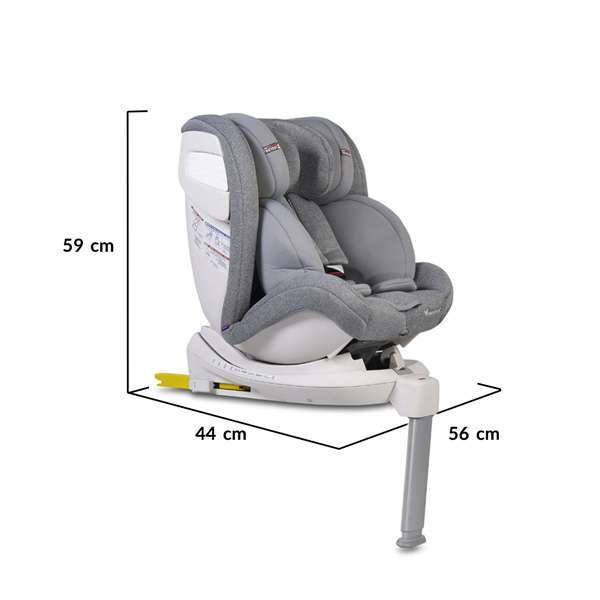 CAR-SEAT Մեքենայի-նստատեղ Cangaroo Admiral-light-grey
