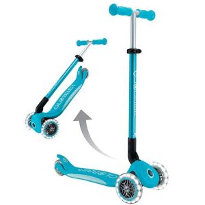 SCOOTER.ԻՆՔՆԱԳԼՈՐ GLOBBER.439-301 PRIMO FOLDABLE PLUS LIGHTS (aqua)