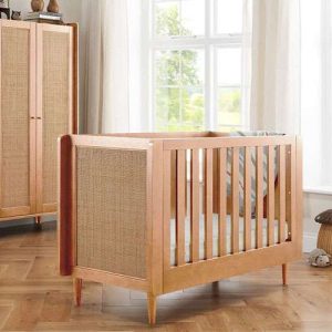 TUTTI Bambini Մանկական մահճակալ․ Japandi Mini Cot Bed - Light Oak